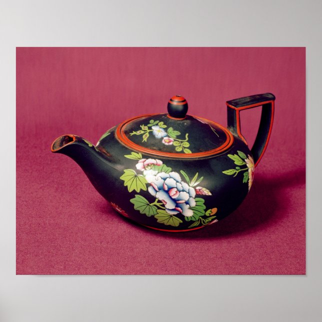 Póster Tetera basáltica negra (Frente)