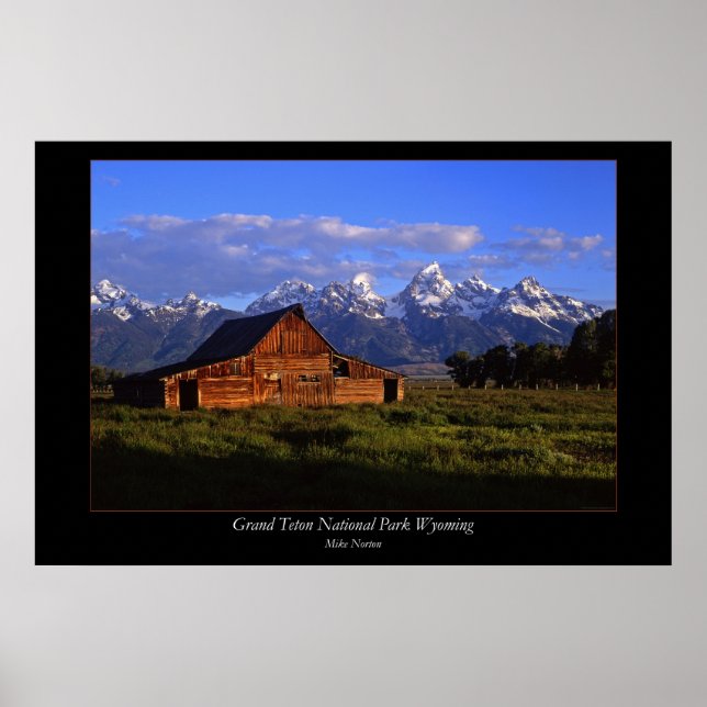 Póster Teton Barn #1 (Frente)