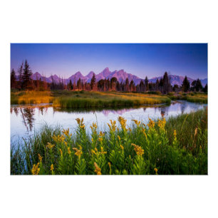 Póster Teton Sunrise