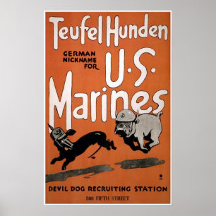 Póster Teufel Hunden