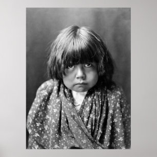 Póster Tewa Indian Child, 1905