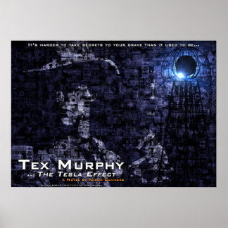 Póster Tex Murphy y el Poster del efecto Tesla [28"x20"]
