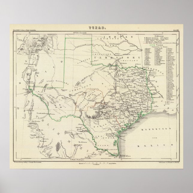 Póster Texas (Frente)