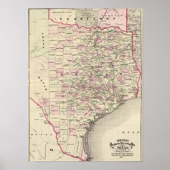 Póster Texas 10 (Frente)