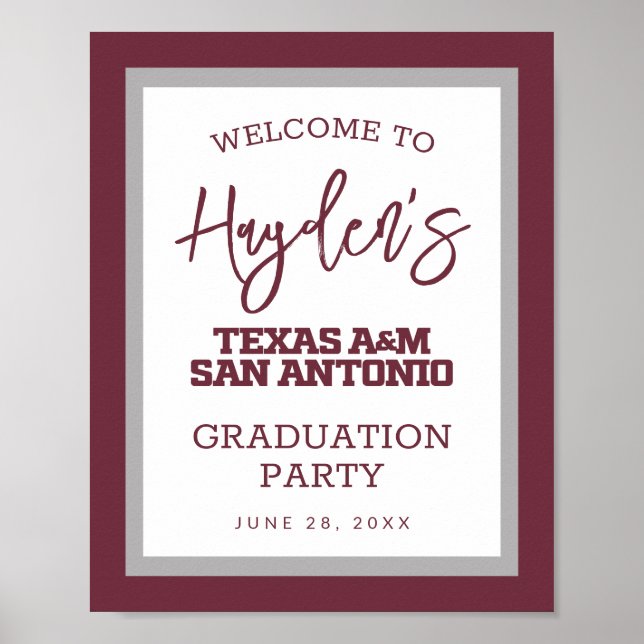 Póster Texas A&M San Antonio (Frente)