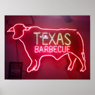 Póster "Texas BBQ"