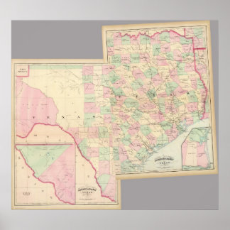 Póster Texas compuesto