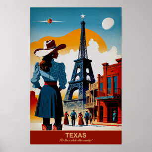 Póster Texas: Es como un Poster de otro país