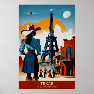 Póster Texas: Es como un Poster de otro país