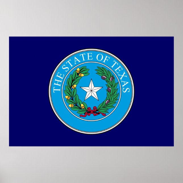 Póster Texas Great Seal (Frente)