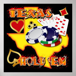 PÓSTER TEXAS HOLD 'EM POSTER