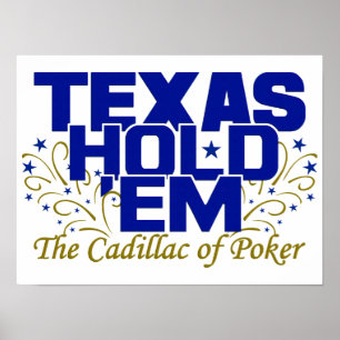 Póster Texas Hold 'Em poster