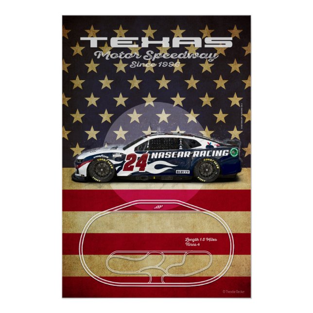 Póster Texas Motor Speedway (Anverso)