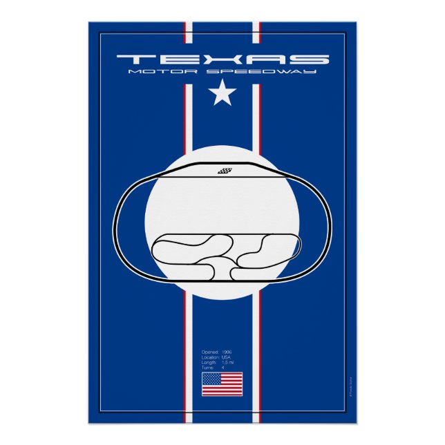 Póster Texas Motor Speedway (Anverso)