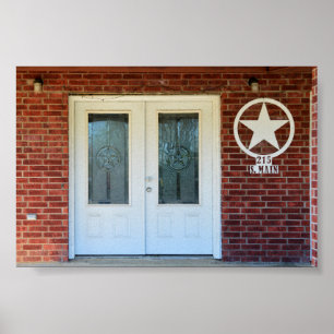 Póster Texas Star Double Doors