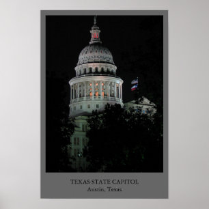 Póster Texas State Capitol