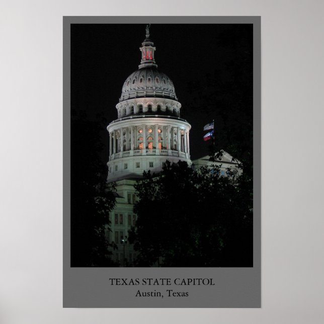 Póster Texas State Capitol (Frente)
