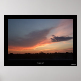 Póster Texas Sunset