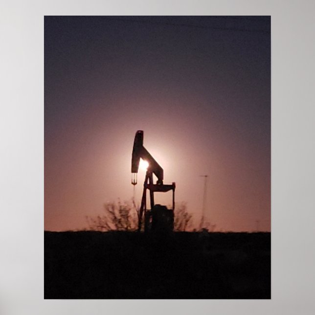 Póster Texas Sunset ~ Brian J. Palfrey (Frente)