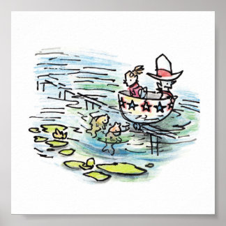 Póster Texas Teacup Ride Print