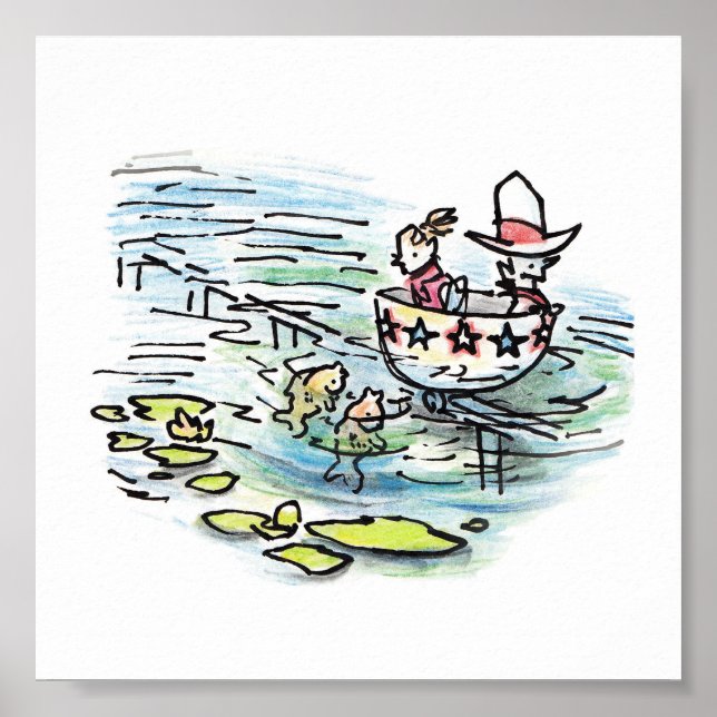 Póster Texas Teacup Ride Print (Frente)