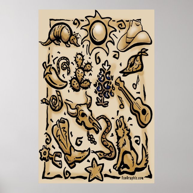 Póster Texas Thang Poster (Frente)