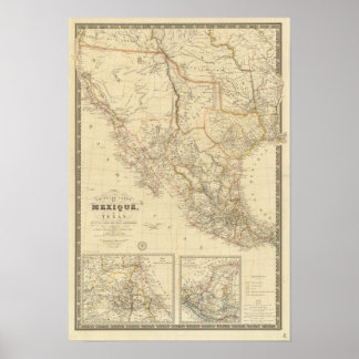 Póster Texas y México