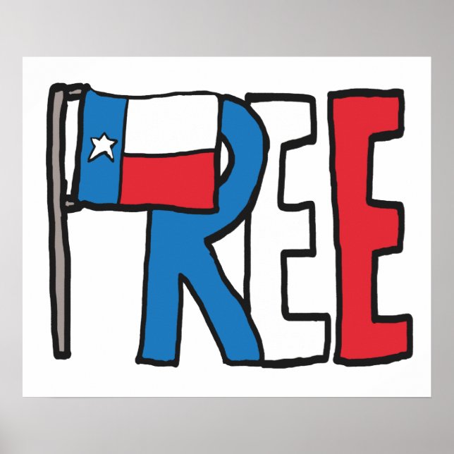 Póster Texit de Texas (Frente)