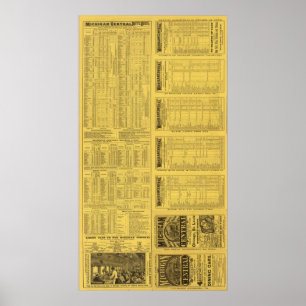 Póster Text Page Michigan Central Railroad