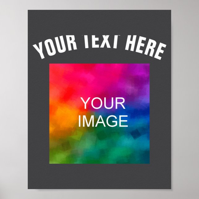 Póster Text Upload Photo Template Boys Kids Modern _2  (Frente)
