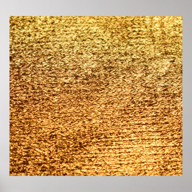 Póster Textil dorado: fondo macro glamoroso. (Frente)