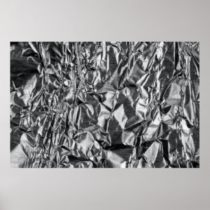 Póster Textil plateado