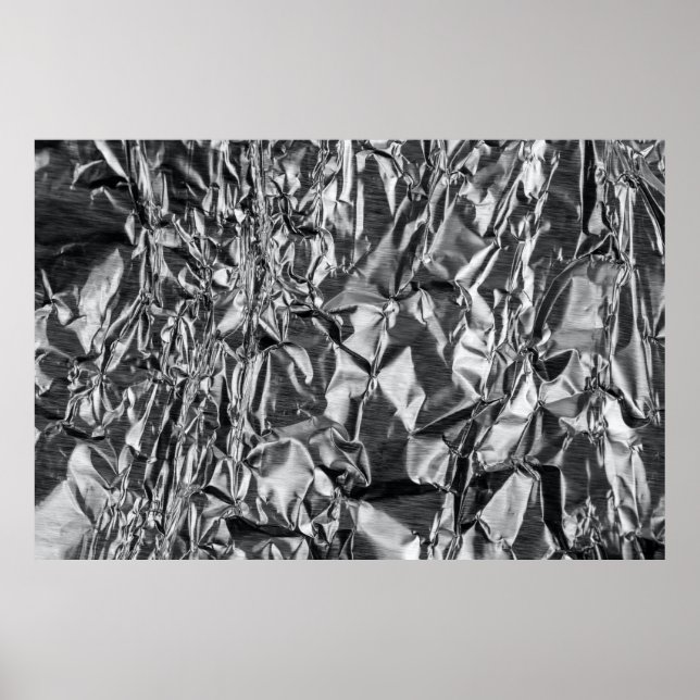 Póster Textil plateado (Frente)