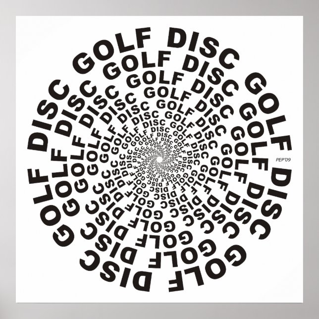 Póster Texto concéntrico nº 2 (Frente)