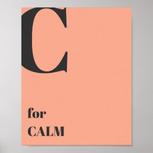 Póster texto de diseño minimalista color rosa pastel mode