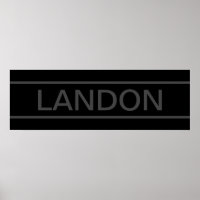 Texto de personalizable | Negra y gris oscuro