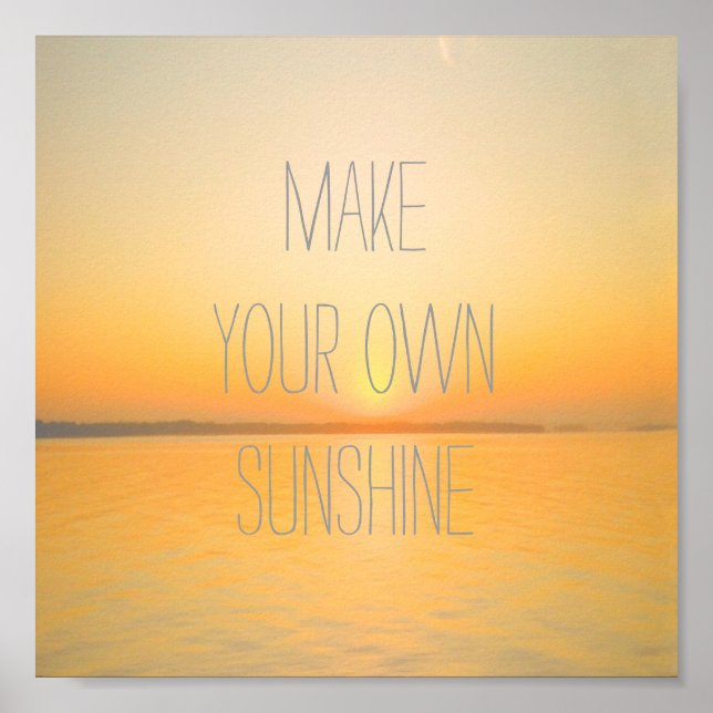 Póster texto de poster motivacional sobre la foto de la n (Frente)