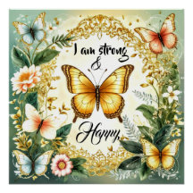 Texto motivacional con mariposas #3