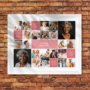 Póster Texto Personalizado de Consuelo Inspirador Collage