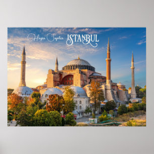 Póster Texto personalizado Estambul
