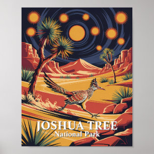 Póster Texto personalizado fauna del desierto correcamino