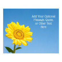 texto personalizado Girasol
