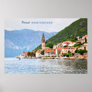 Póster Texto personalizado Montenegro