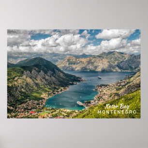 Póster Texto personalizado Montenegro