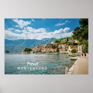 Póster Texto personalizado Montenegro