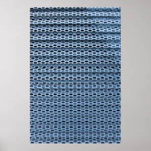 Póster Textos a cuadros negros y blancos