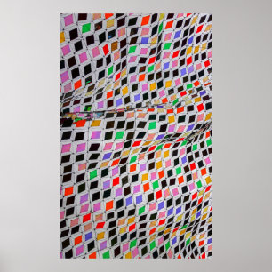 Póster Textos de diversos colores