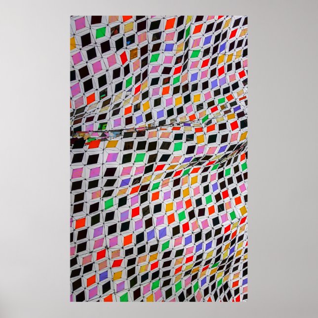 Póster Textos de diversos colores (Frente)