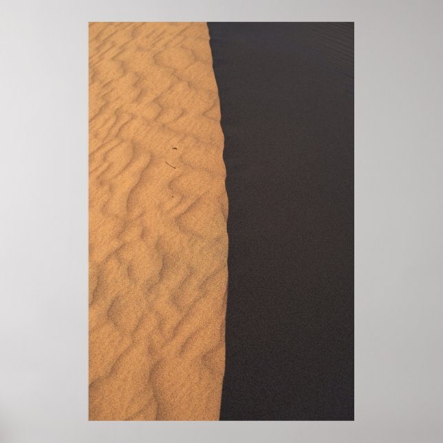 Póster Textos florales en blanco y negro (Frente)