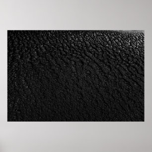 Póster Textos florales en negro y gris